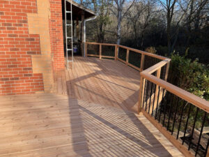 view of wood deck
